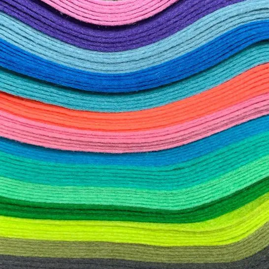 100% WOOL Felt Sheets, 20cm x 30cm