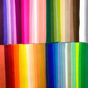 100% WOOL Felt Sheets, 20cm x 30cm
