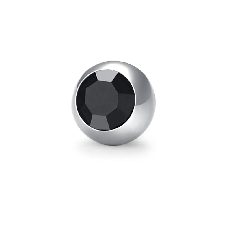 14G 5MM 8MM Inlaid Cubic Zirconia Replacement Ball Muti-Color Available