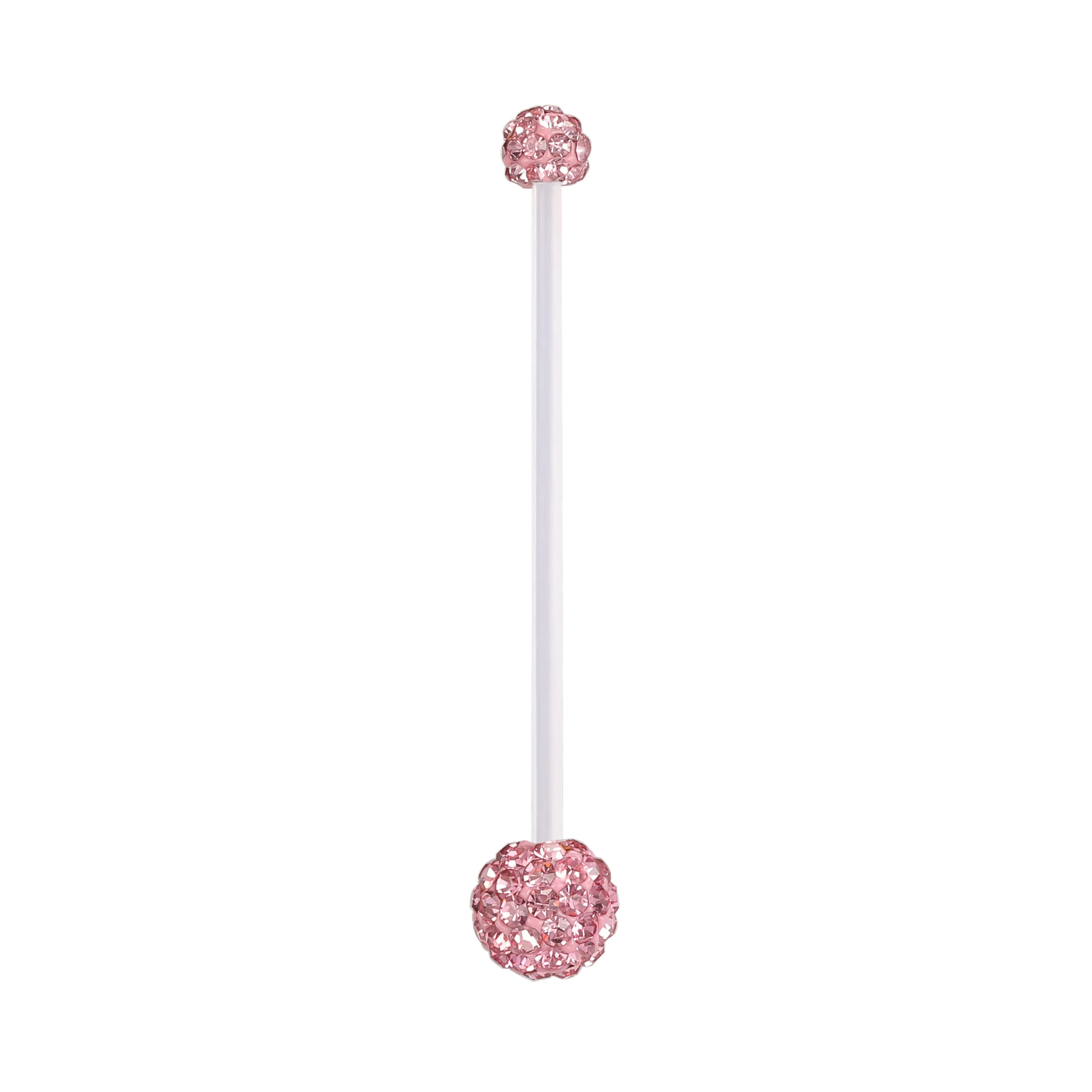 14g Pregnant Belly Button Rings Crystal Ball Navel Piercing Jewelry