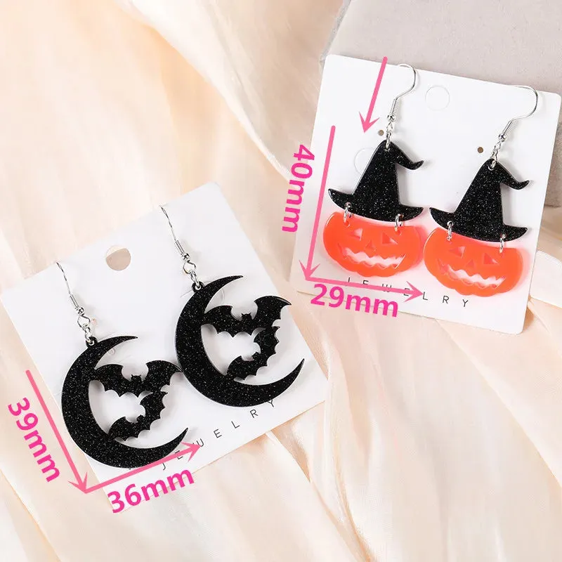 1Pair Halloween Dangle Earrings