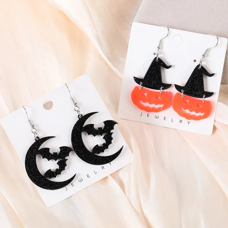 1Pair Halloween Dangle Earrings