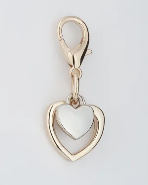 2 Hearts Charm