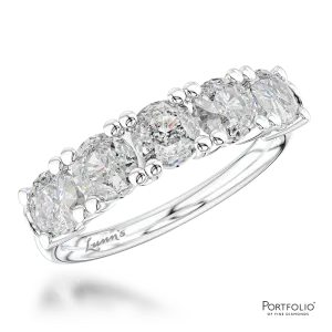 2.50ct E SI1 Diamond Platinum Wedding Ring