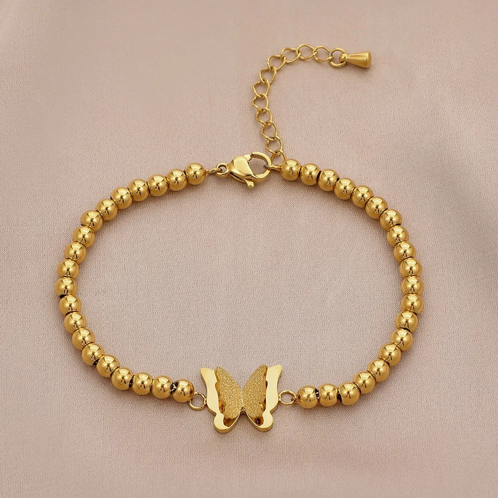 316L Stainless Steel Popular Bead Bracelet