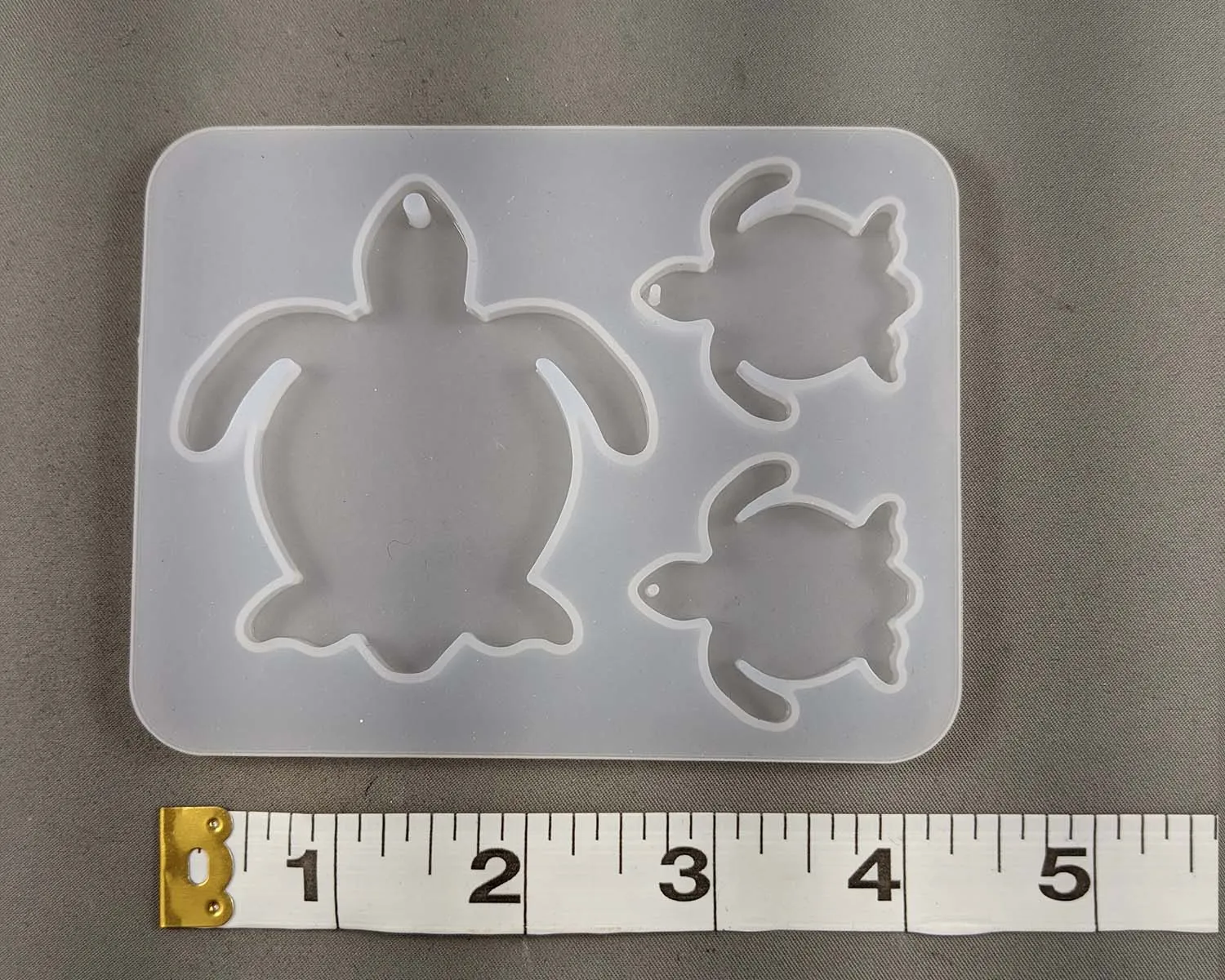 50% OFF!! Silicone Resin Mold DIY 3 Sea Turtle Pendants 1pc (1510)