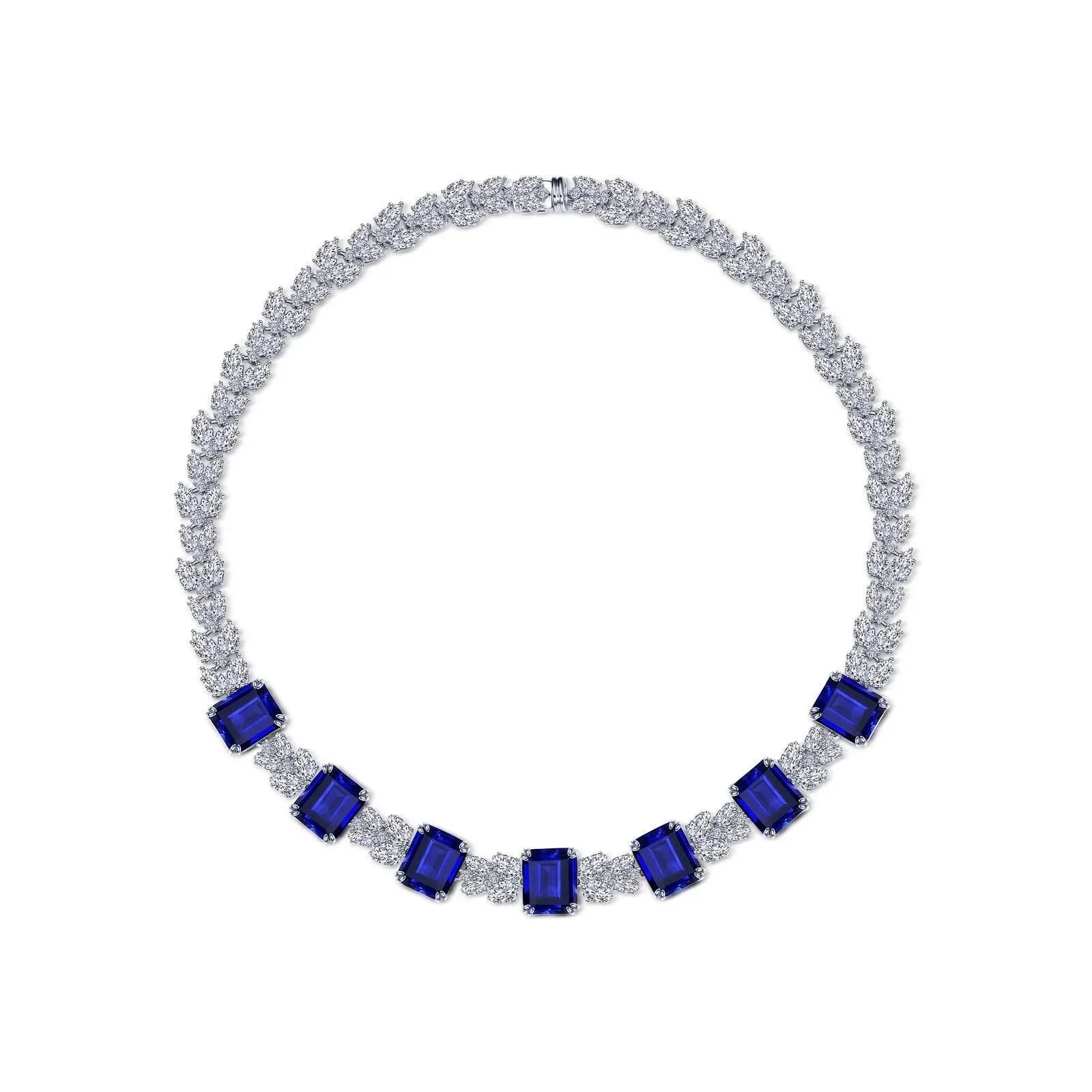 60.89 CTW Regal Choker Necklace