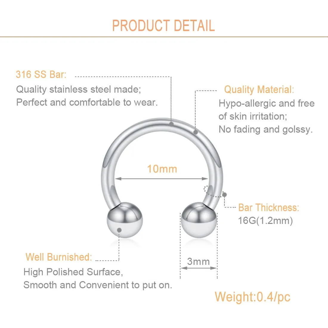 82PCS Piercing Kit Stainless Steel Acrylic Piercing Jewelry Piercing Needle 14G 16G Body Piercing Kit Nose Ear Septum Lip Tongue Eyebrow Belly