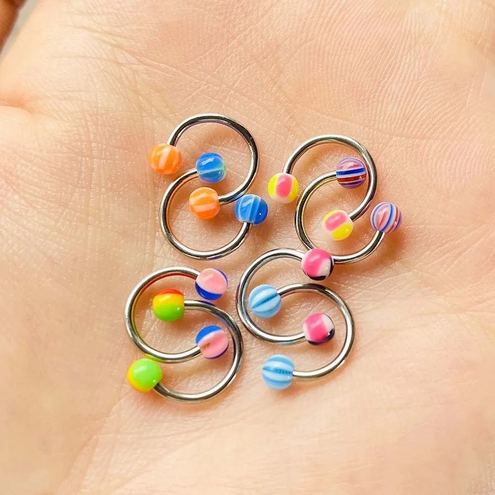 82PCS Piercing Kit Stainless Steel Acrylic Piercing Jewelry Piercing Needle 14G 16G Body Piercing Kit Nose Ear Septum Lip Tongue Eyebrow Belly