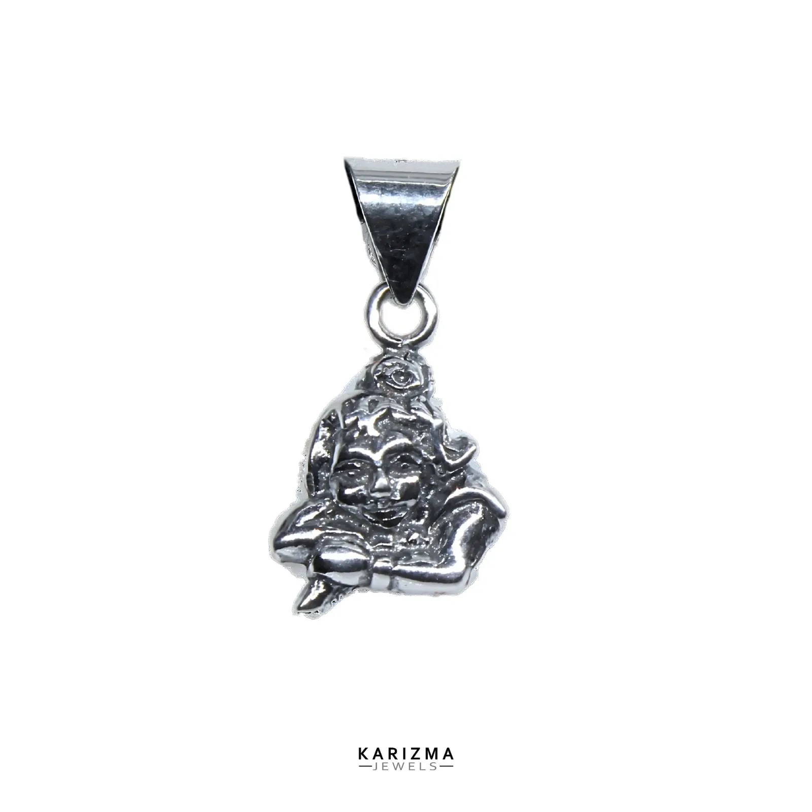 925 Sterling Silver Best gifting Oxidized Sri Krishna Pendent
