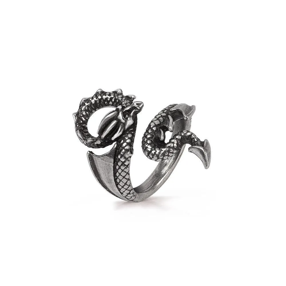 Alchemy Gothic Dragons Lure Ring