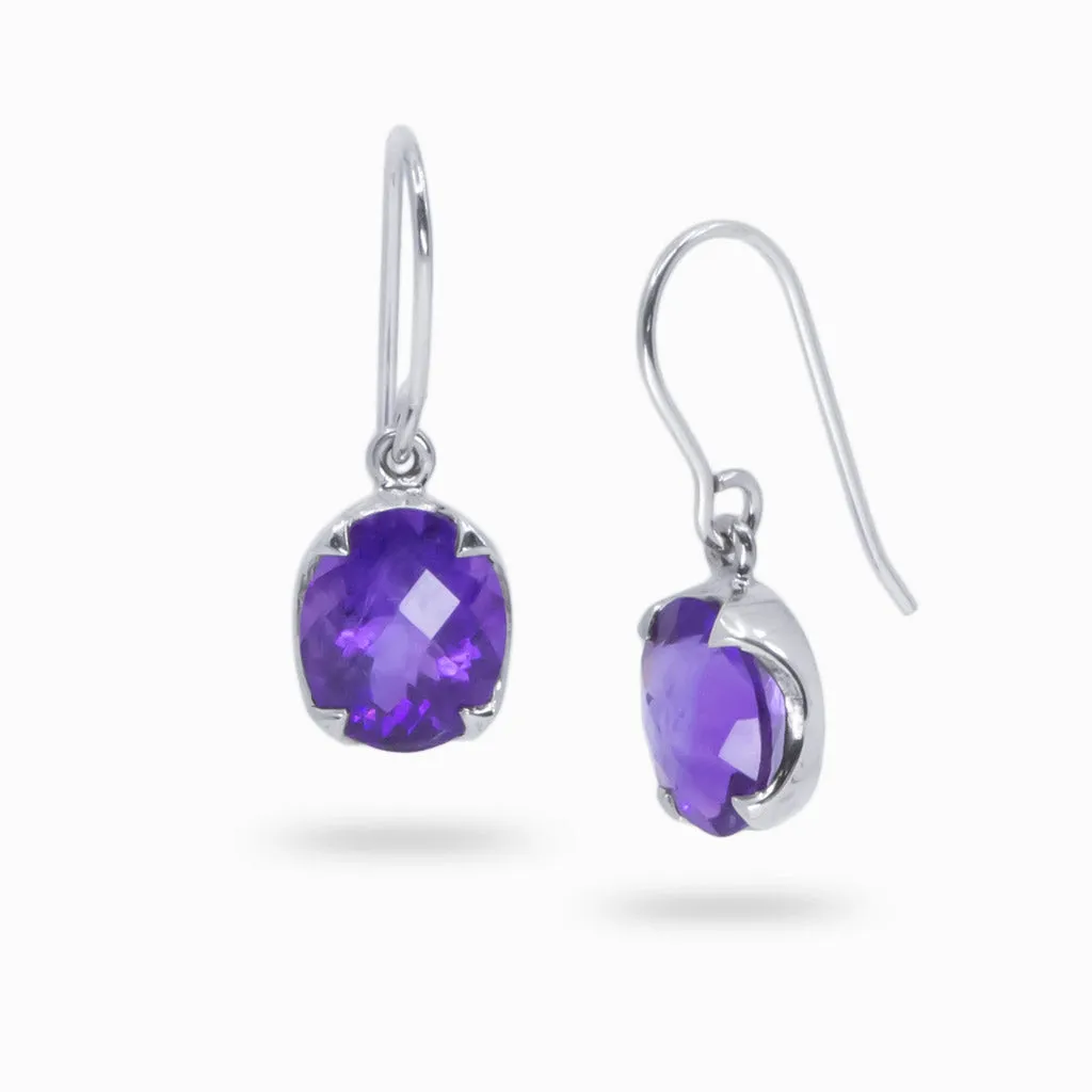 Amethyst Drop Earrings