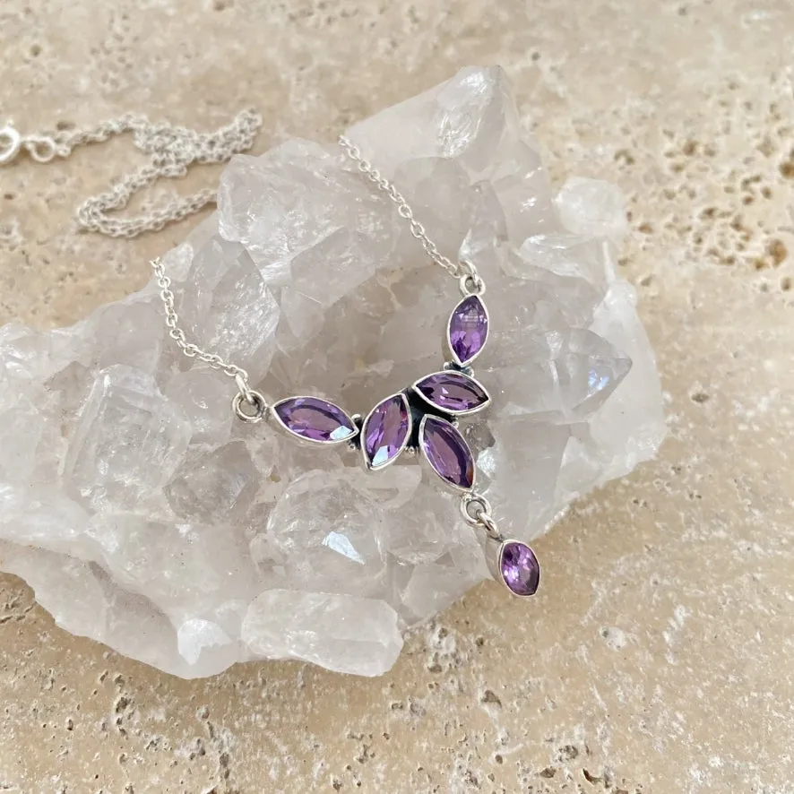Amethyst Necklace - Ava