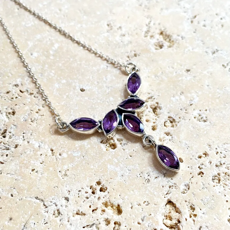 Amethyst Necklace - Ava