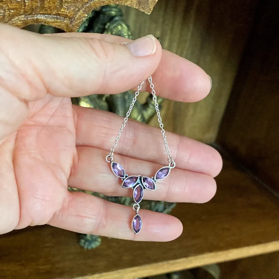 Amethyst Necklace - Ava