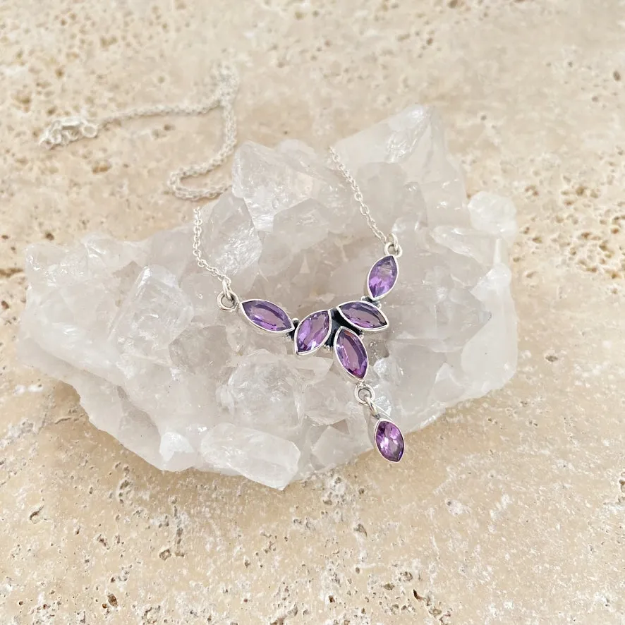 Amethyst Necklace - Ava