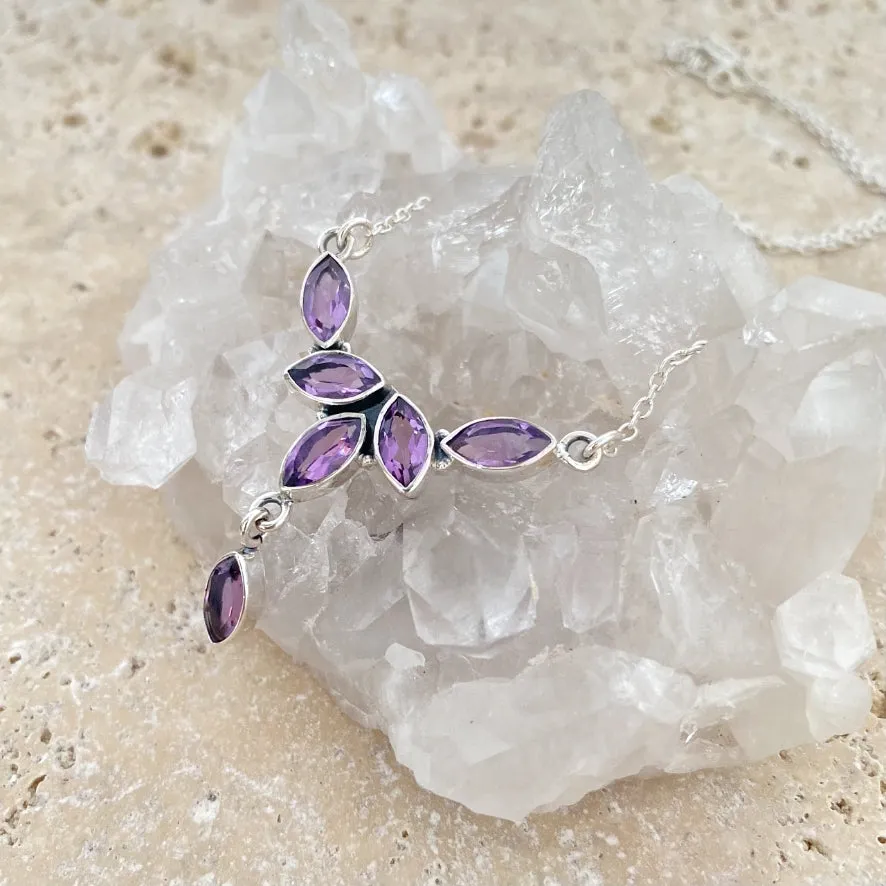 Amethyst Necklace - Ava