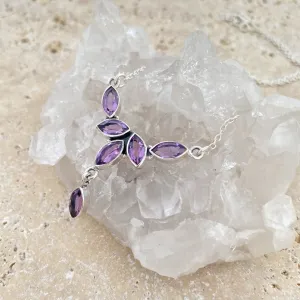Amethyst Necklace - Ava