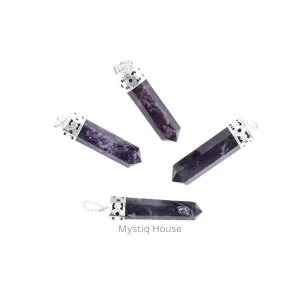 Amethyst Pencil Pendant