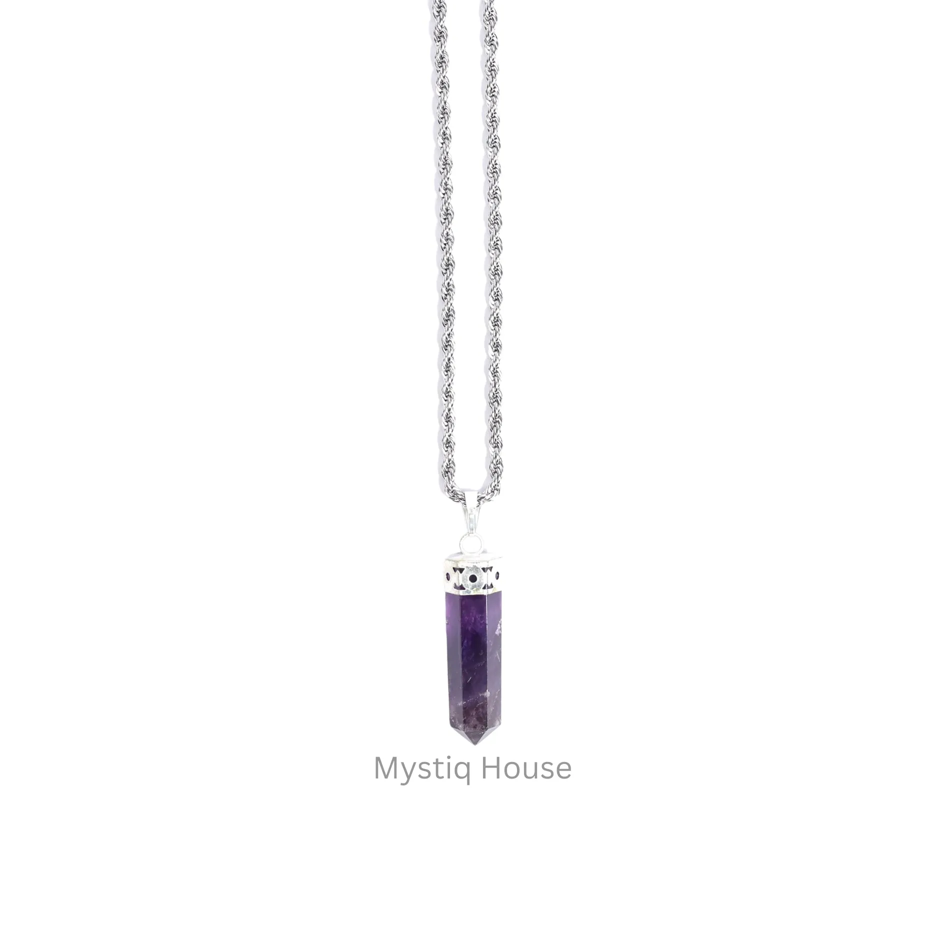 Amethyst Pencil Pendant