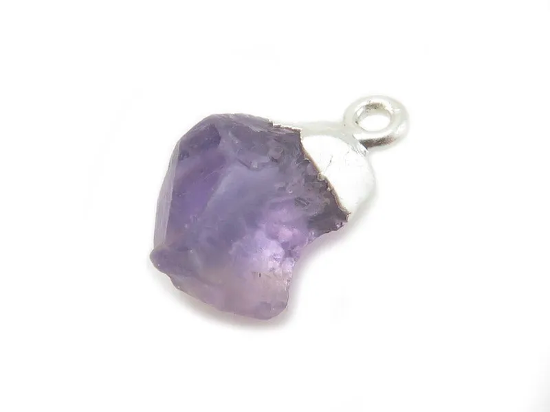 Amethyst Raw Crystal Pendant
