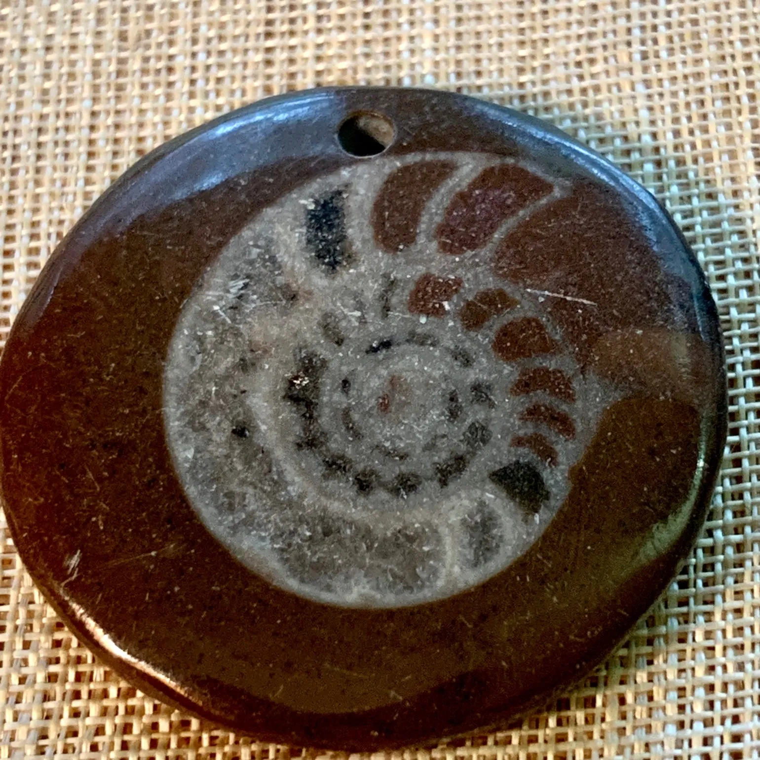 Ammonite Fossil Pendants