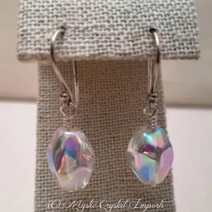 Angel Aura Quartz Crystal Earrings
