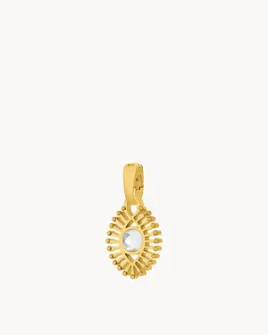 April Hope Luzzu Eye Birthstone Pendant, Gold