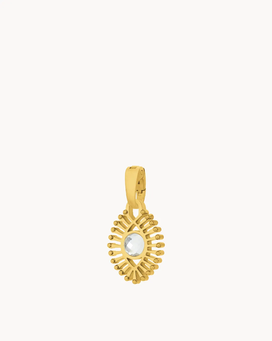 April Hope Luzzu Eye Birthstone Pendant, Gold