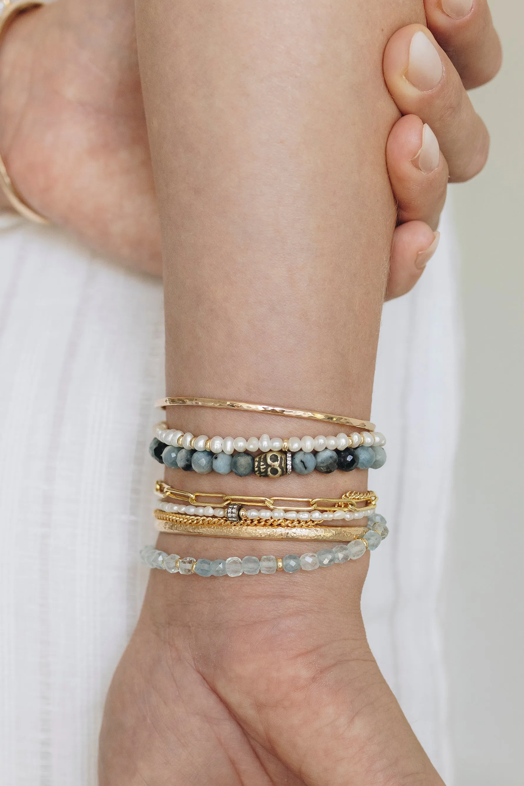 Aquamarine Calliope Bracelet