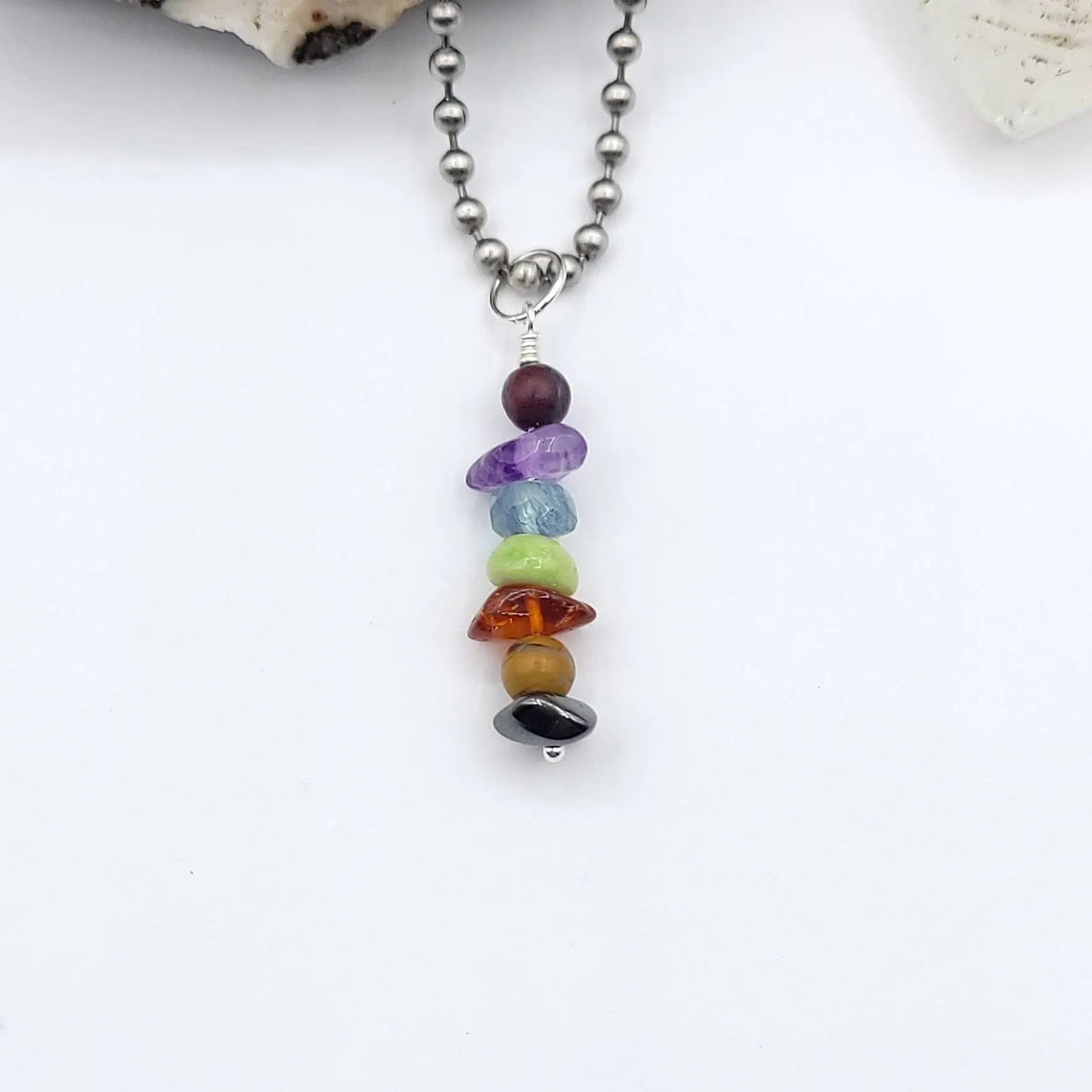 Aquarius Chakra Crystal Pendant