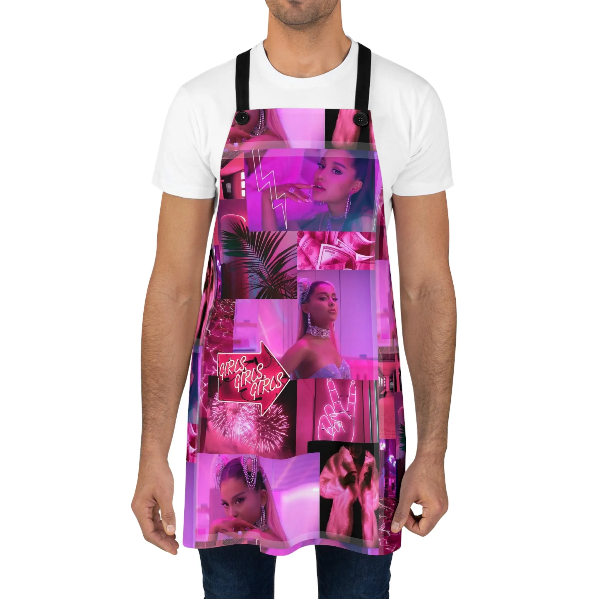 Ariana Grande 7 Rings Collage Apron