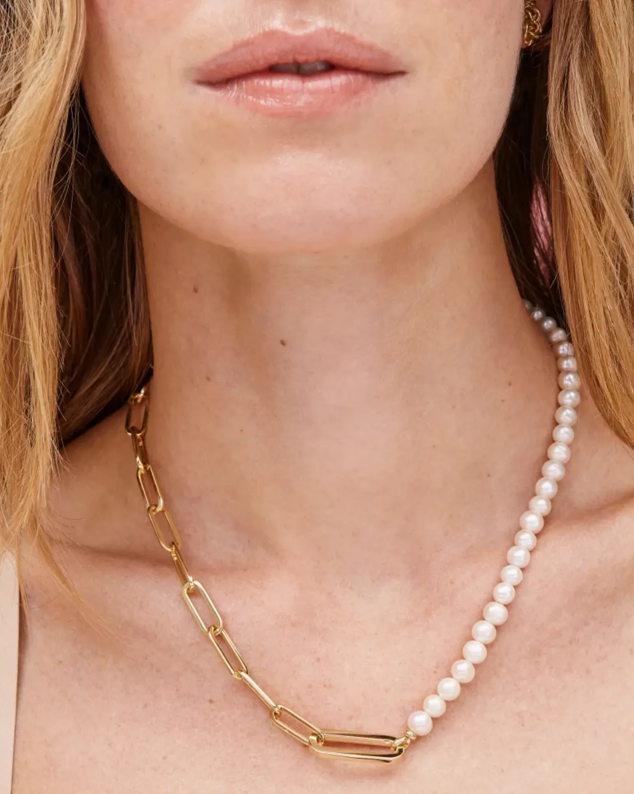 Ashton Half Chain Necklace