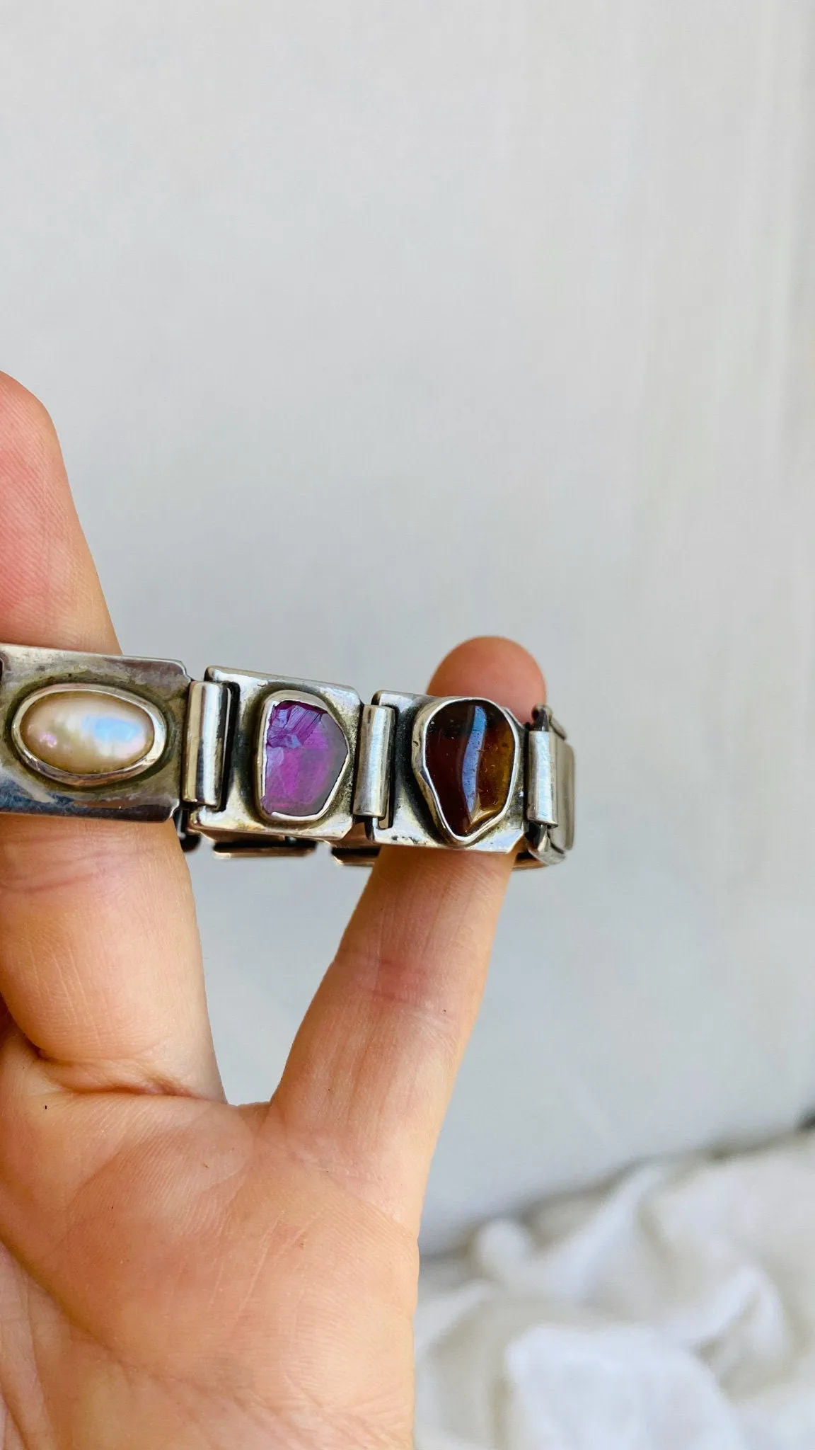 Ayurvedic Gemstone Arm Bracelet.