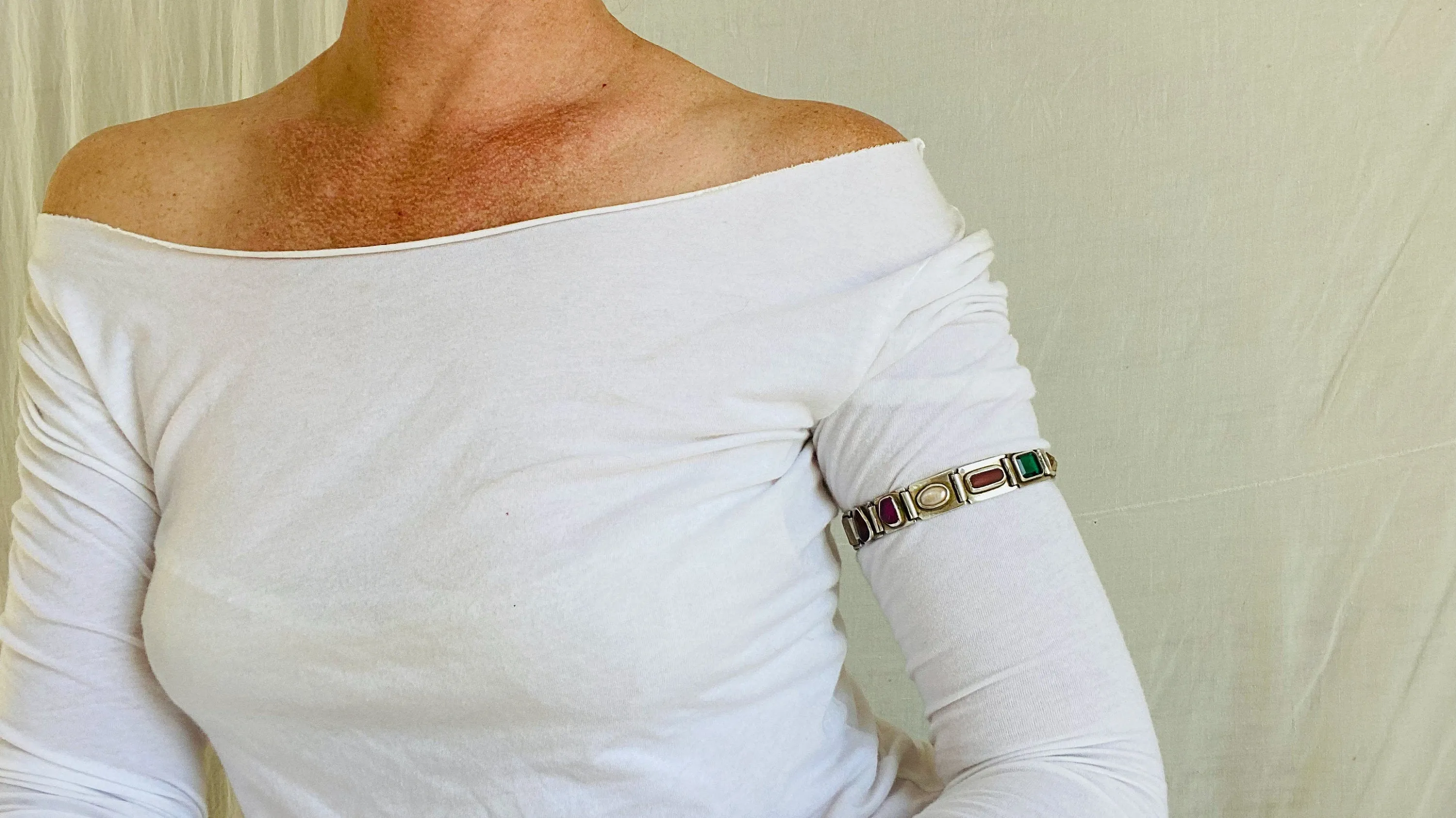Ayurvedic Gemstone Arm Bracelet.