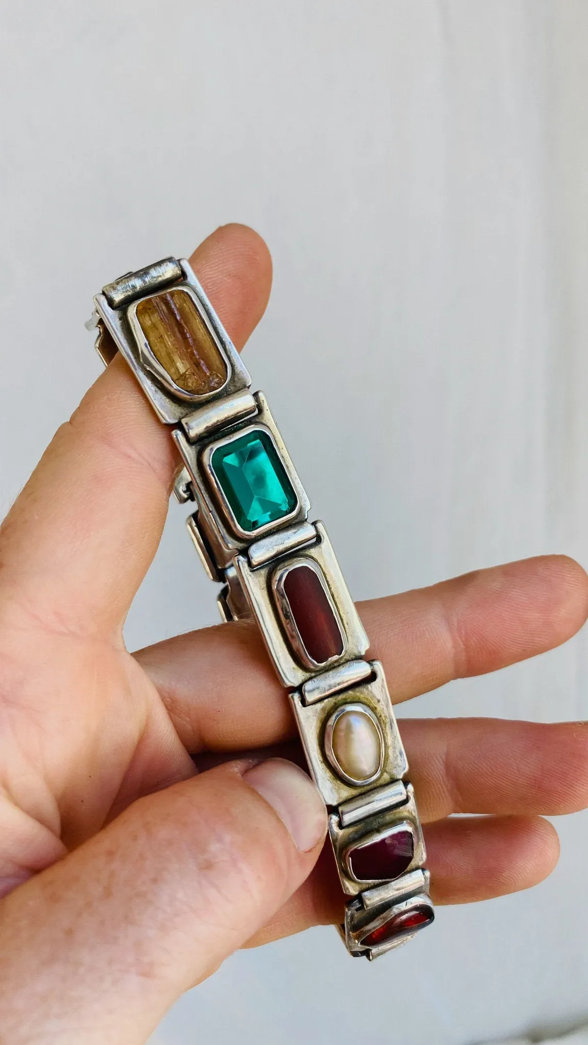 Ayurvedic Gemstone Arm Bracelet.