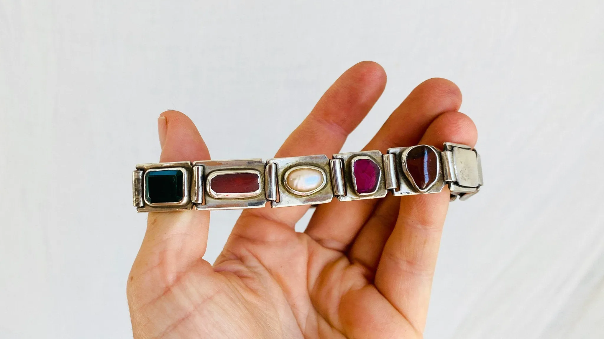Ayurvedic Gemstone Arm Bracelet.