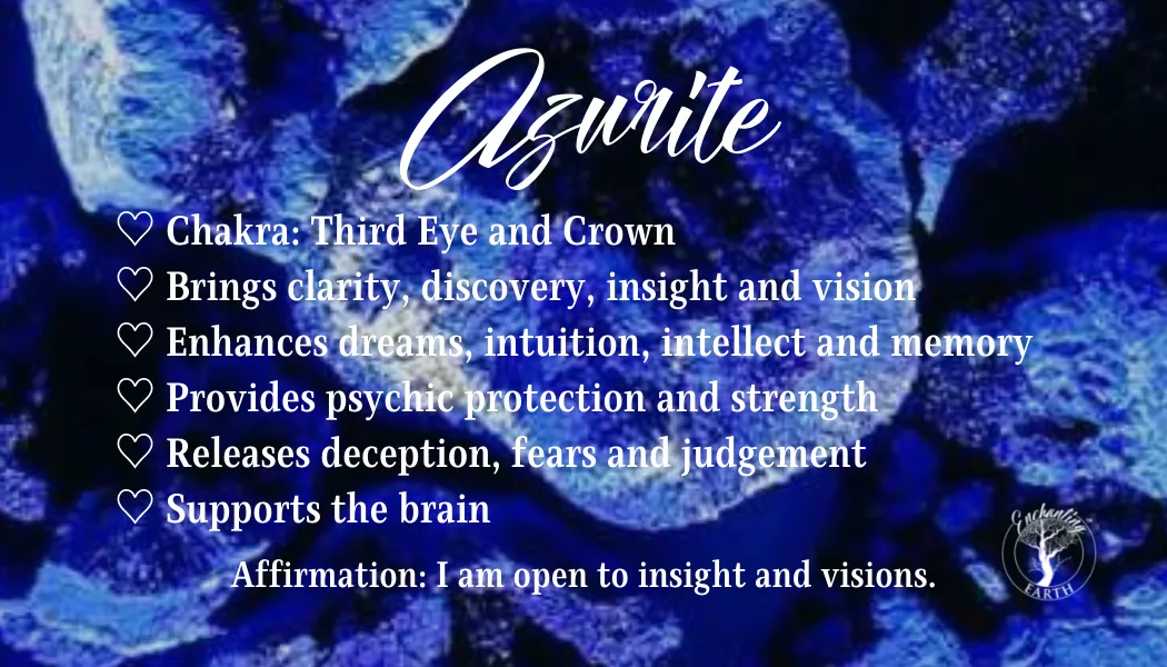 Azurite with Malachite Pendant for Embracing Divine Feminine Power and Healing