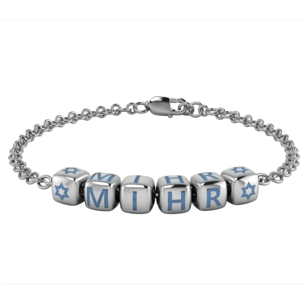 Baby Dice Bracelet Personalised