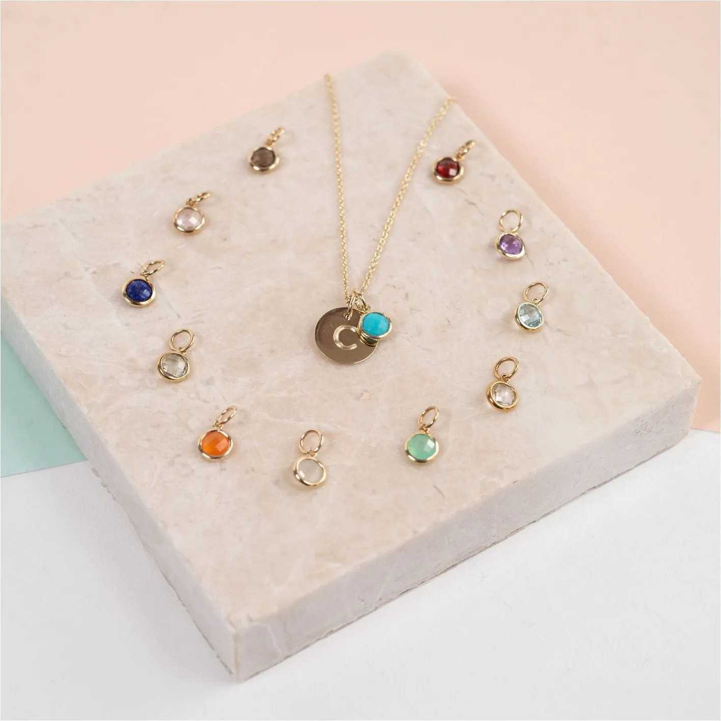 Bali 9ct Gold & Smokey Quartz November Birthstone Pendant
