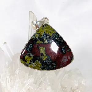 Bastite "Dragon's Blood Stone" Teardrop Pendant KPGJ2906