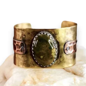 Big Jasper Cuff Bracelet