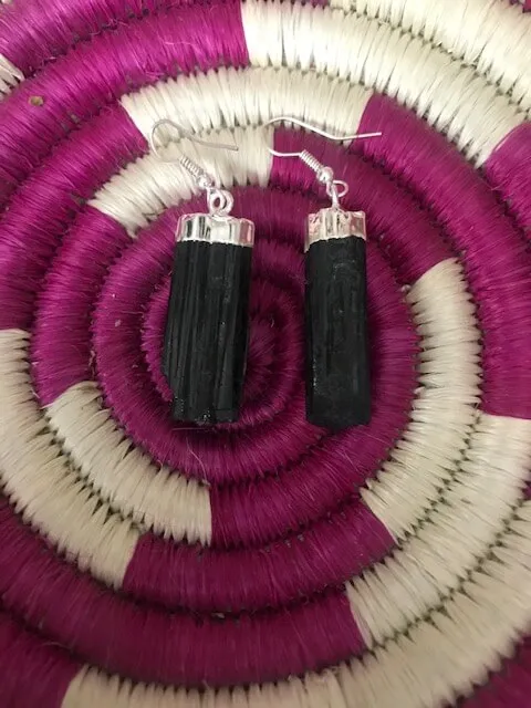 Black Tourmaline Earrings