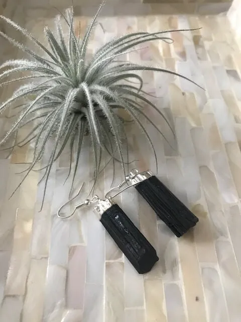 Black Tourmaline Earrings