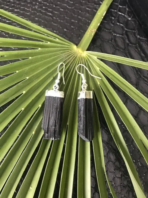 Black Tourmaline Earrings