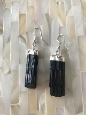 Black Tourmaline Earrings