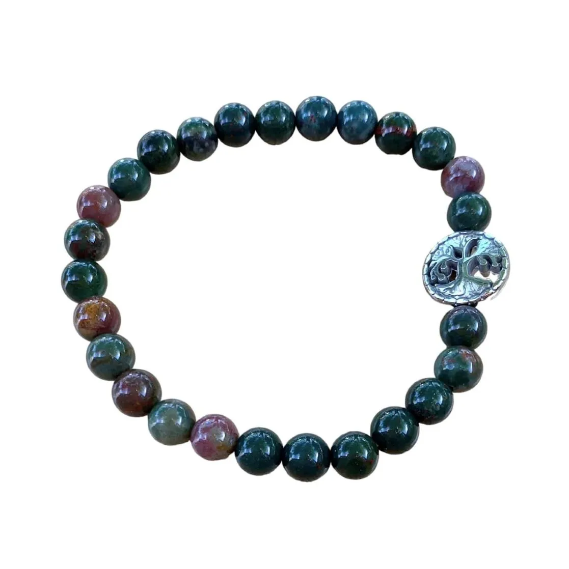 Bloodstone (Indian) Bracelet – Courage and Healing in a 6mm Design