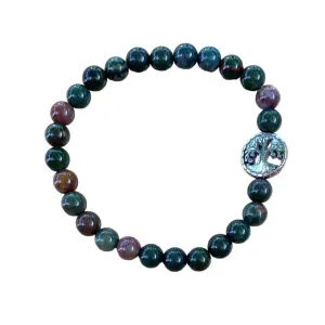 Bloodstone (Indian) Bracelet – Courage and Healing in a 6mm Design