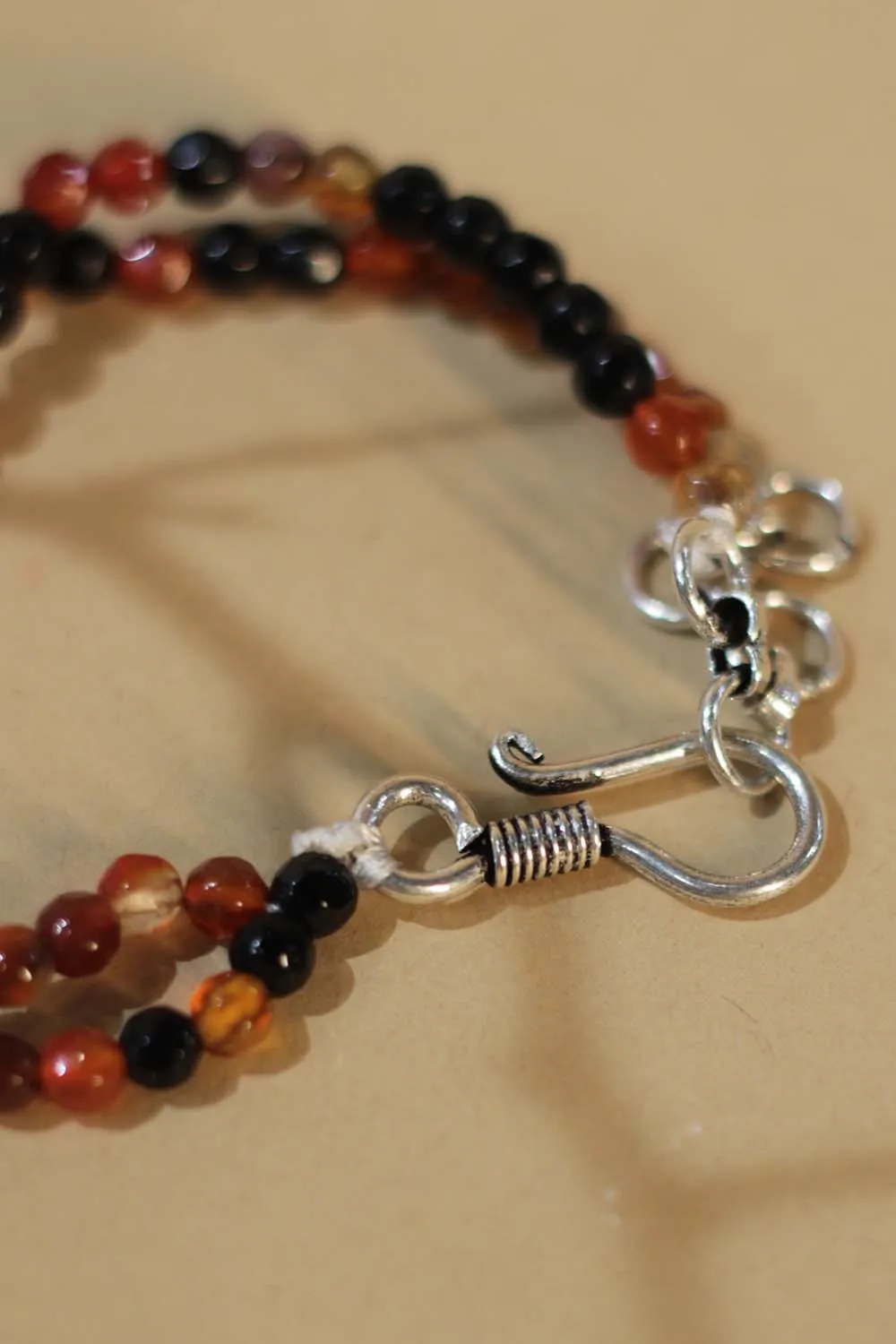 Bracelet | Agates & Turkish charm