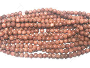 Brown Circular 2 Semi Precious Stones